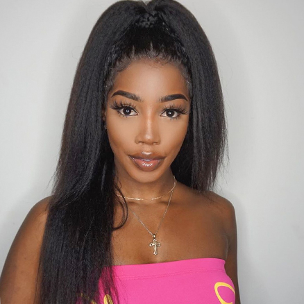 Yaki Straight human hair wigs for sale on SuperNova