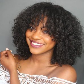 Bomb Hair Deep Wave Bob Wigs With Bangs  Bomb Hair Deep Wave Bob Wigs With Bangs