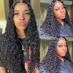 Curly Hair Lace Part Wigs Pre Plucked Human Hair Lace Wigs For Women Curly Hair Lace Part Wigs Pre Plucked Human Hair Lace Wigs For Women