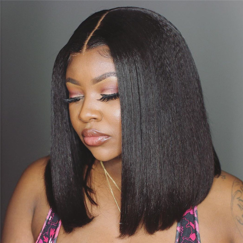 Yaki Straight U Part Bob Wigs Human Hair Wig Supernova Wig 3185