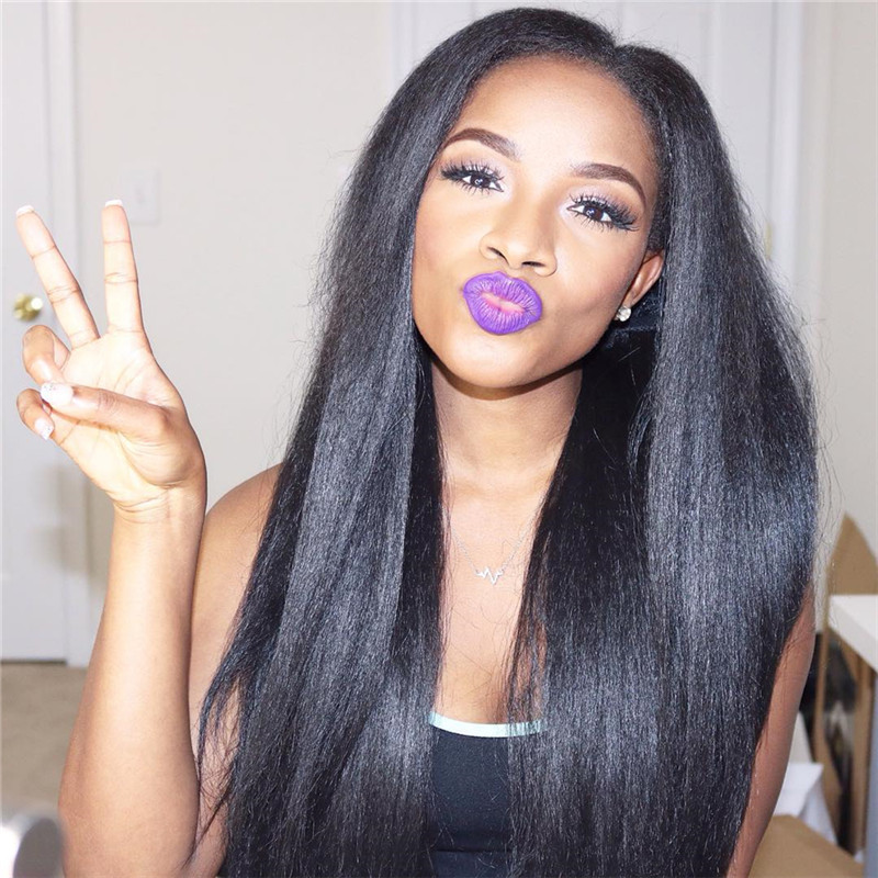 Yaki Straight Hair U Part Wigs in Affordable Price Easy to Wear