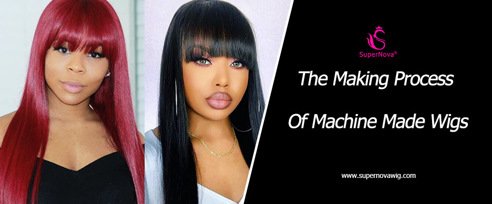 The Making Process Of Human Hair Machine Made Wigs